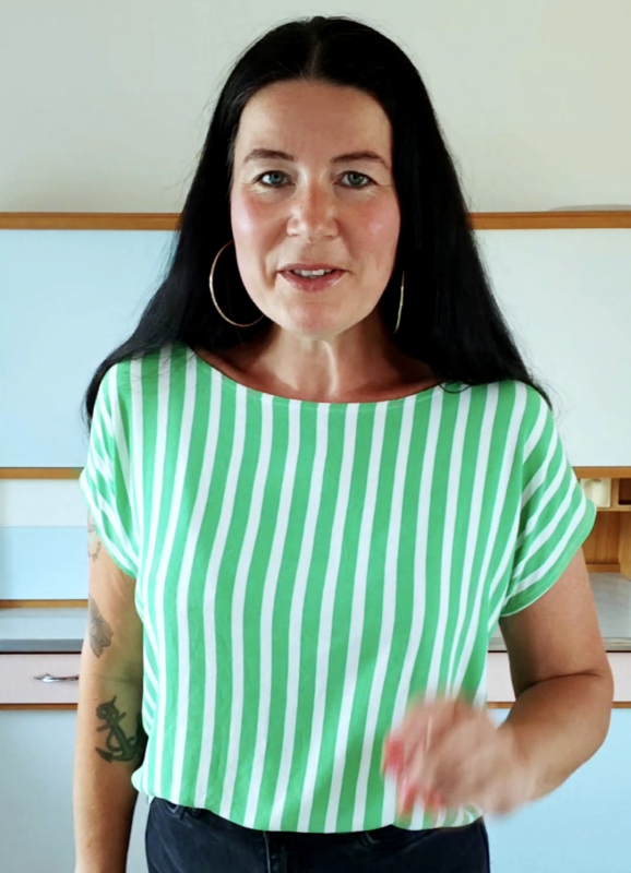 Montags - DIY #5 - Ruck-Zuck-Sommerbluse - Frau Liah